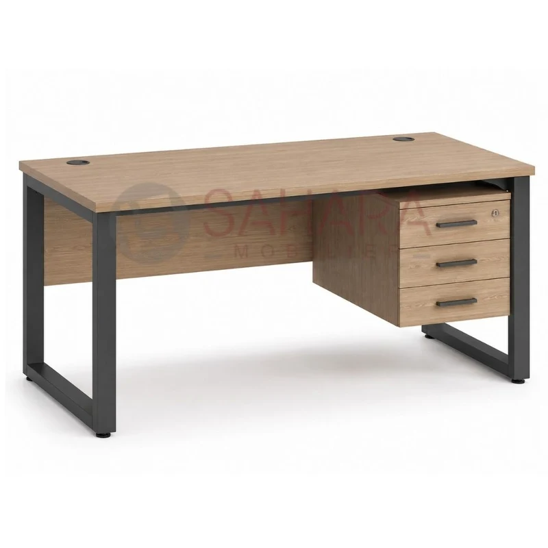 Bureau semi métallique Réf. C1223