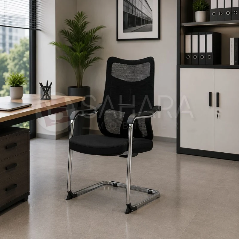 Fauteuil visiteur en Mesh Réf 223C