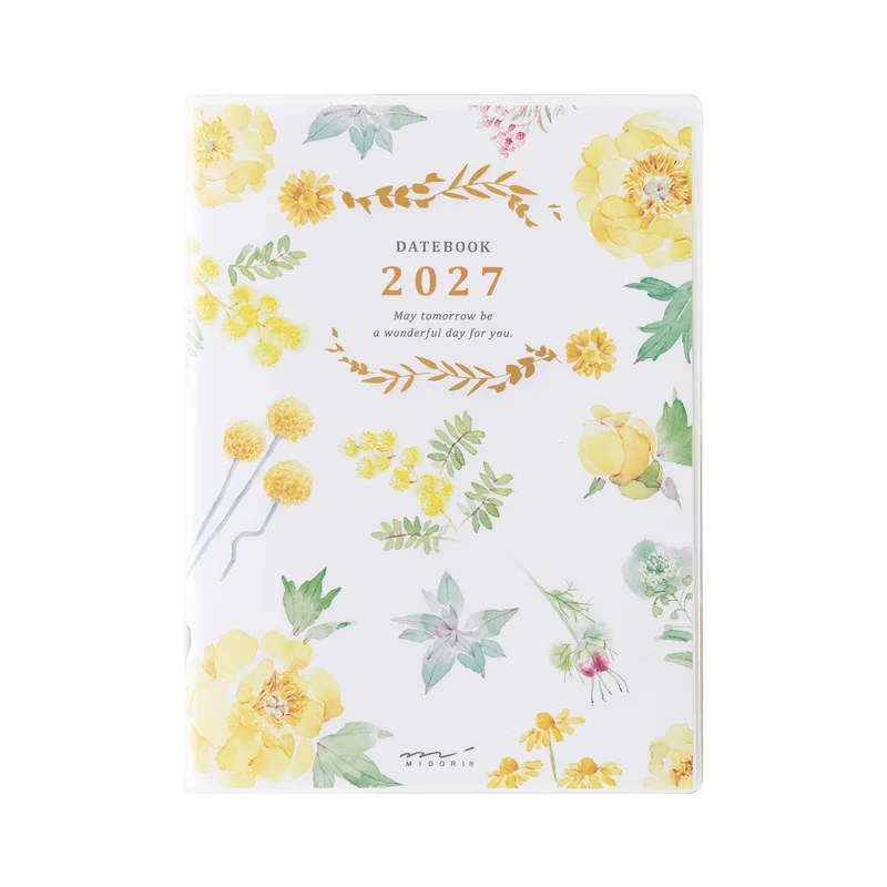 Agenda 2027 MIDORI Pocket Diary - A6 - Fleur