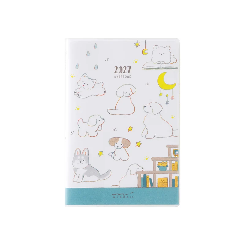 Agenda 2027 MIDORI Pocket Diary - Mini - Chien