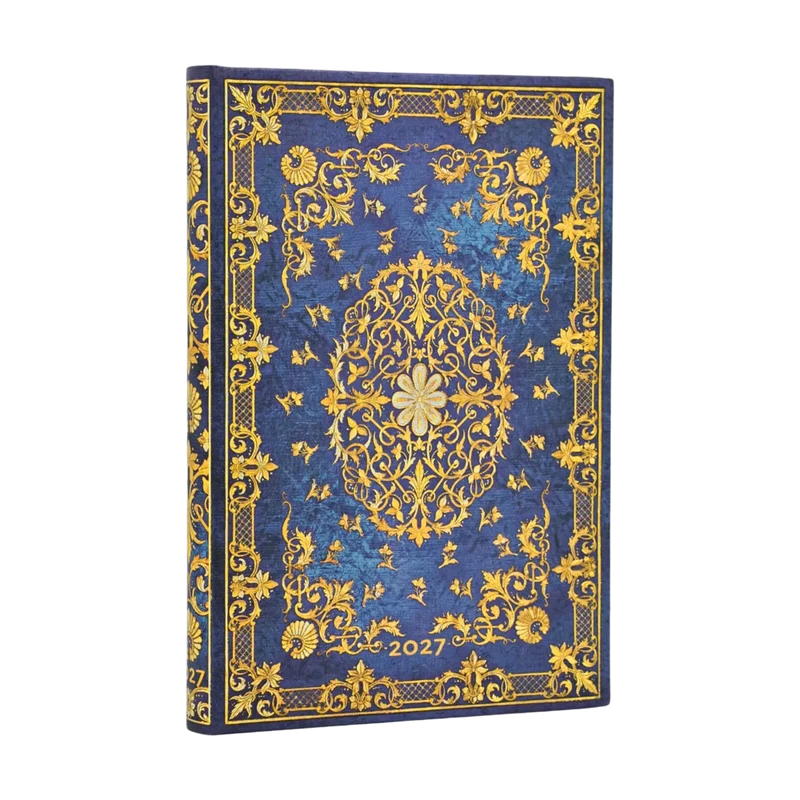 Agenda 2027 PAPERBLANKS Ciel de Soie - 1 semaine sur 2 pages - Mini - Hardcover - Horizontal - 176p