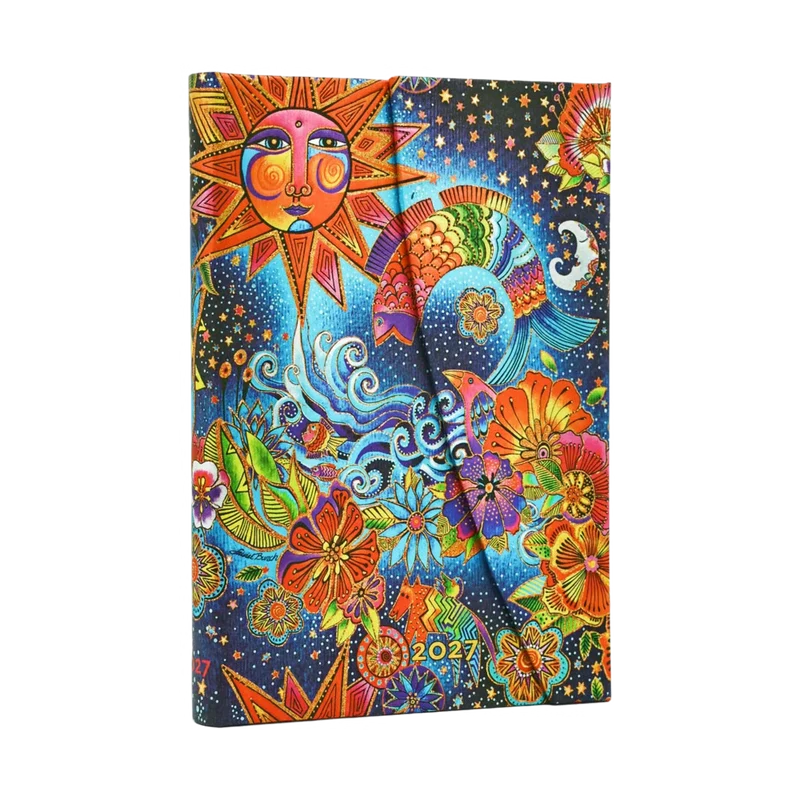 Agenda 2027 PAPERBLANKS Magie Céleste - 1 semaine sur 2 pages - Mini - Hardcover - Horizontal - 176p