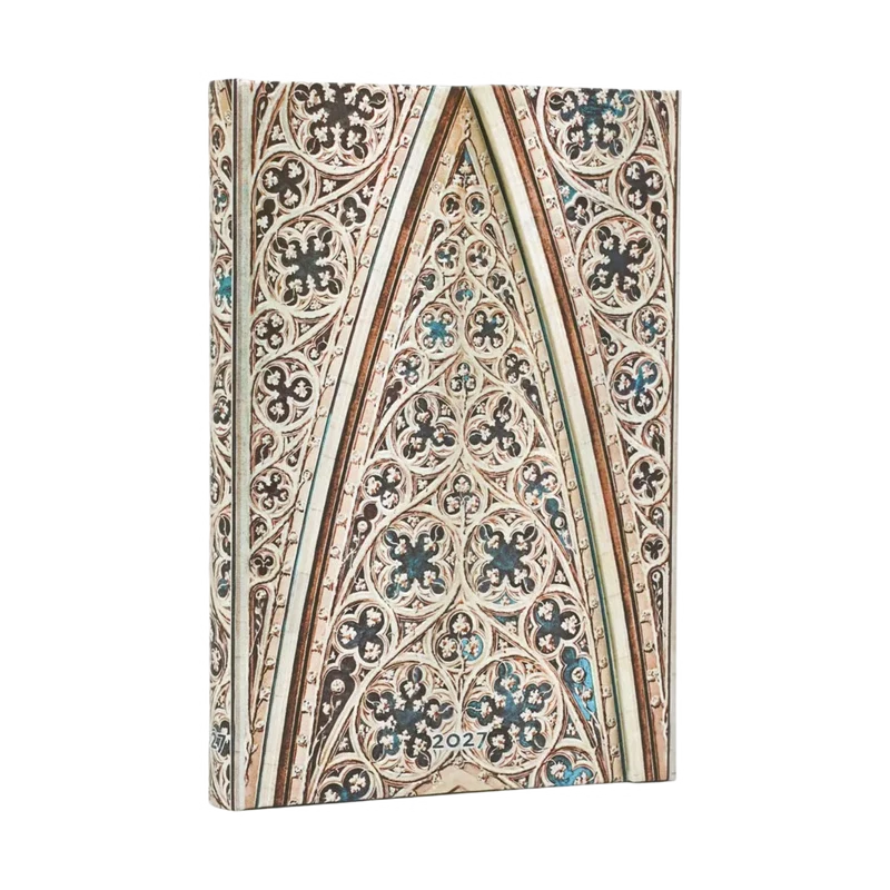 Agenda 2027 PAPERBLANKS Voûte de la Cathédrale de Milan - 1 semaine sur 2 pages - Mini - Hardcover - Horizontal - 176p
