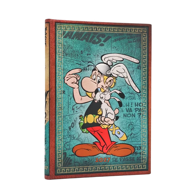 Agenda 2027 PAPERBLANKS Astérix le Gaulois - 1 semaine sur 2 pages - Midi - Hardcover - Vertical - 176p