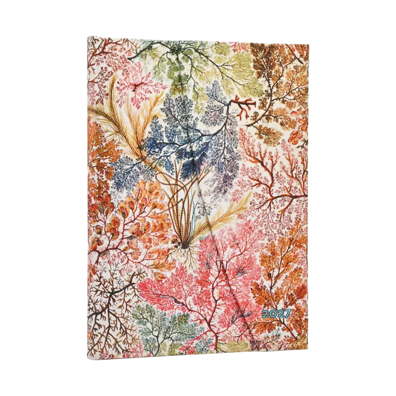 Agenda 2027 PAPERBLANKS Anémone - 1 semaine sur 2 pages - Midi - Hardcover - Vertical - 176p