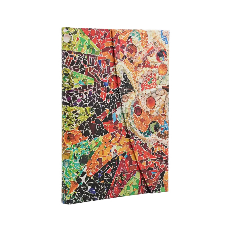 Agenda 2027 PAPERBLANKS Le Soleil de Gaudi - 1 semaine sur 2 pages - Midi - Hardcover - Vertical - 176p