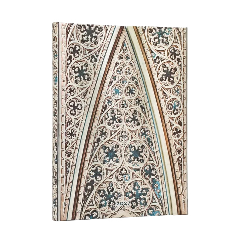 Agenda 2027 PAPERBLANKS Voûte de la Cathédrale de Milan - 1 semaine sur 2 pages - Midi - Hardcover - Vertical - 176p