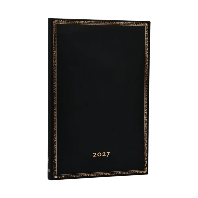 Agenda 2027 PAPERBLANKS Black Edition - 1 semaine sur 2 pages - Maxi - Hardcover - Vertical - 176p