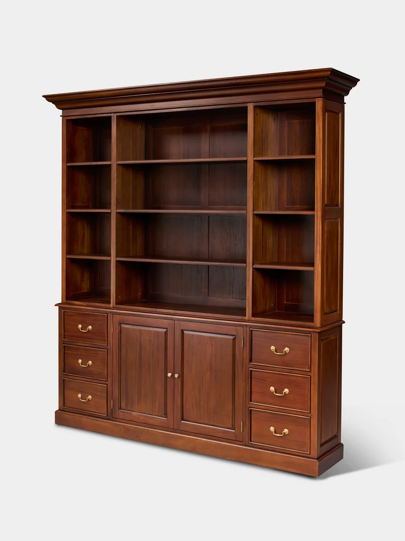 Boekenkast Open 220cm Amber