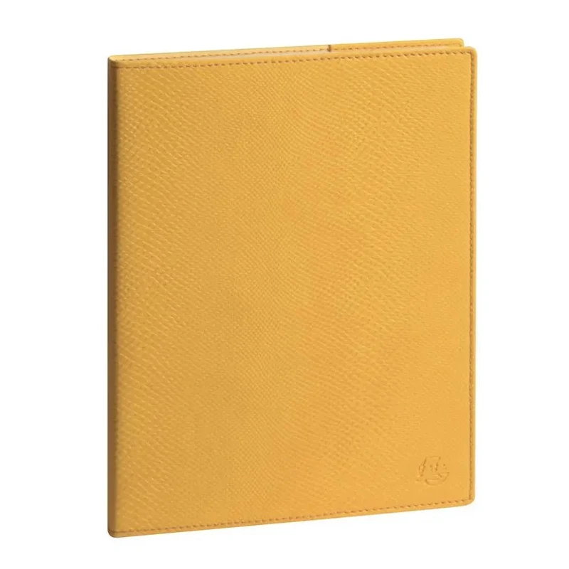 Agenda 2027 EXACOMPTA Lady 20 - 15 x 21 cm - 1 semaine + notes - Orientation horizontale - Alysse jaune