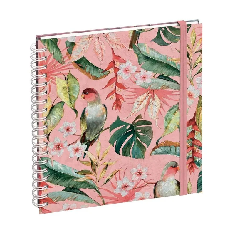 Agenda 2027 EXACOMPTA Lady 18S - 15 x 17 cm - 1 semaine + notes - Orientation horizontale - Sophie Adde oiseaux