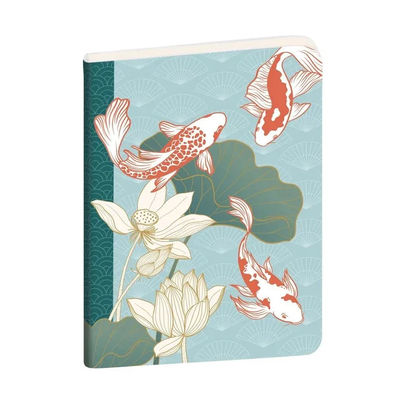 Agenda 2027 EXACOMPTA EasyTime 17 - 9 x 17,5 cm - 1 semaine + notes - Orientation horizontale - Sapporo carpes