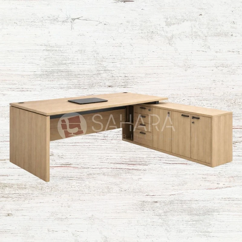 Bureau haut gamme sur meuble retour porteur Réf C0825