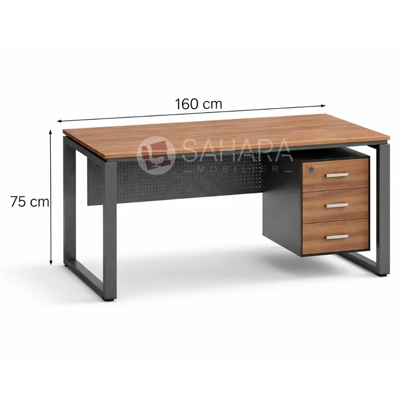 Bureau de direction piètement U Réf C02820