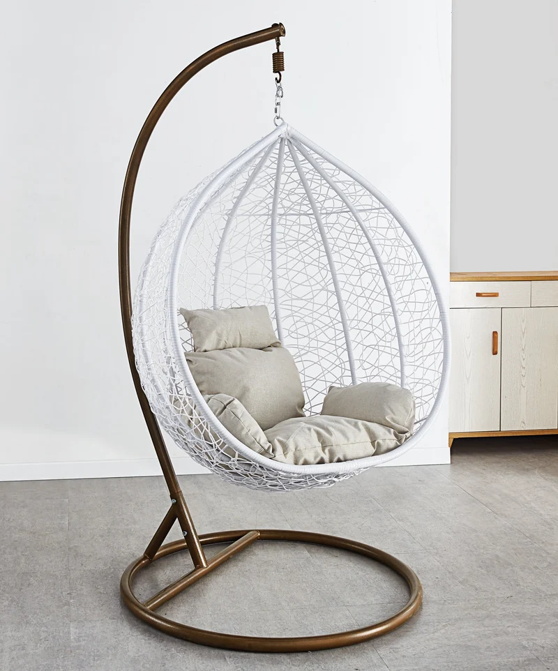 Fauteuil balançoire suspendu blanc