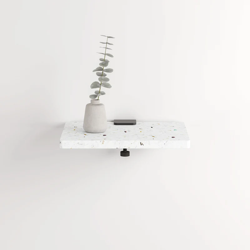 Table de chevet murale BRACKET - plastique recyclé Venezia