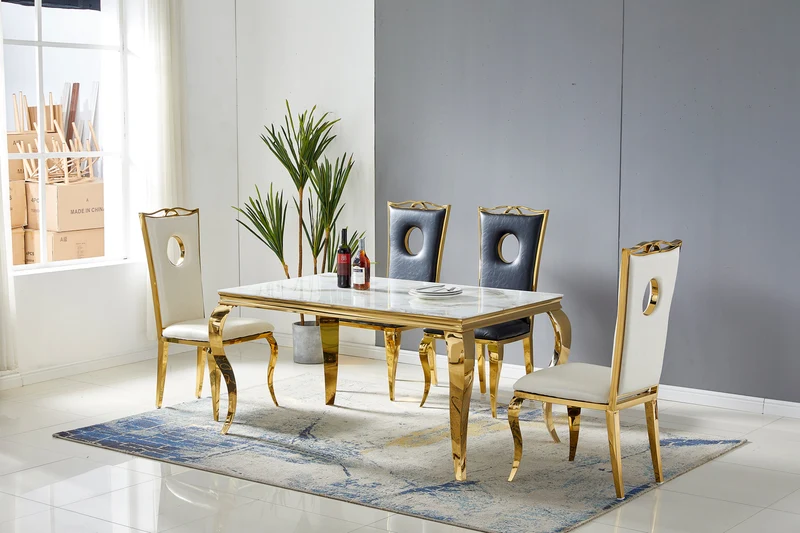 Table à manger Baroque doré