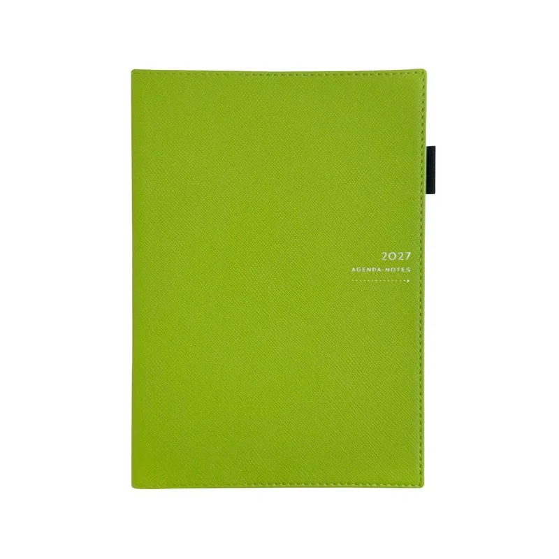 Agenda 2027 ÉPOPÉE Patience - A5 - 1 semaine sur 2 pages - Orientation verticale - Vert