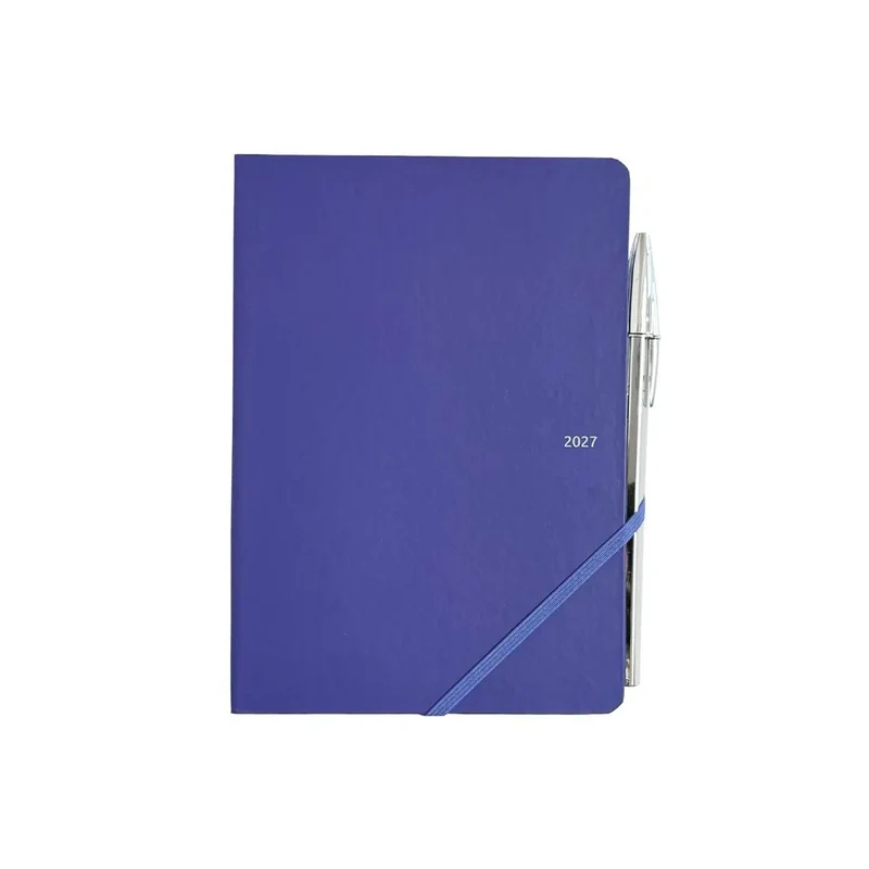 Agenda 2027 ÉPOPÉE Céleste - B6 - 1 semaine + notes - Orientation horizontale - Bleu