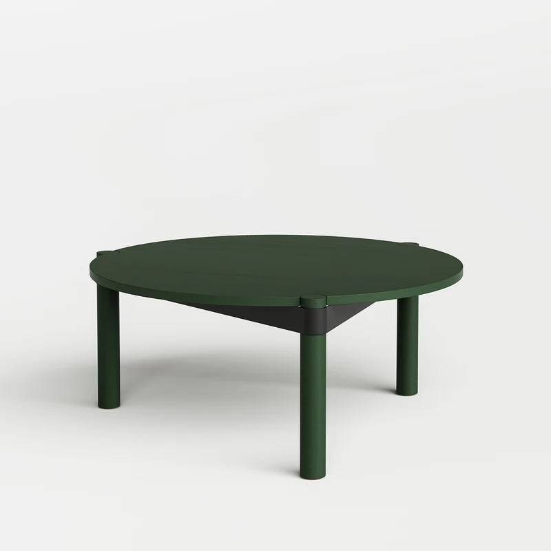 Table basse ronde DISC Ø 80cm - bois éco-certifié