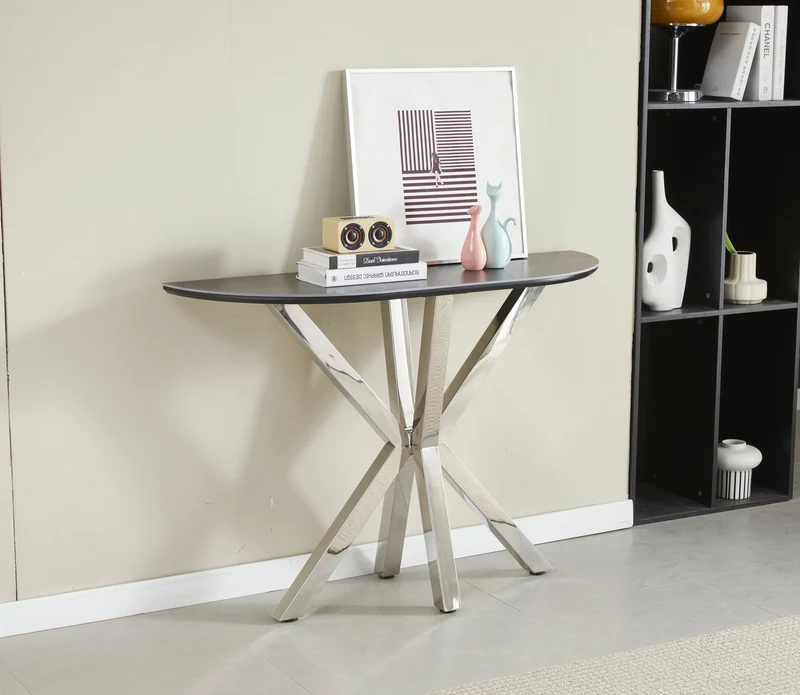 Console Ophélia céramique chrome 120cm
