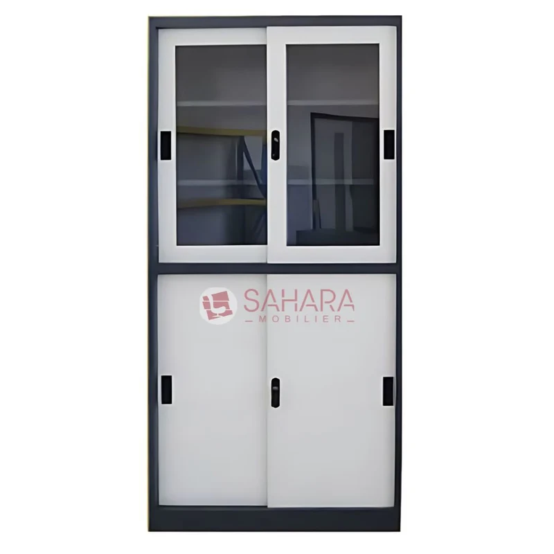 Armoire métallique 4 portes coulissante Réf C0304