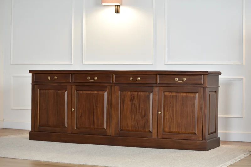Dressoir breed Walnoot
