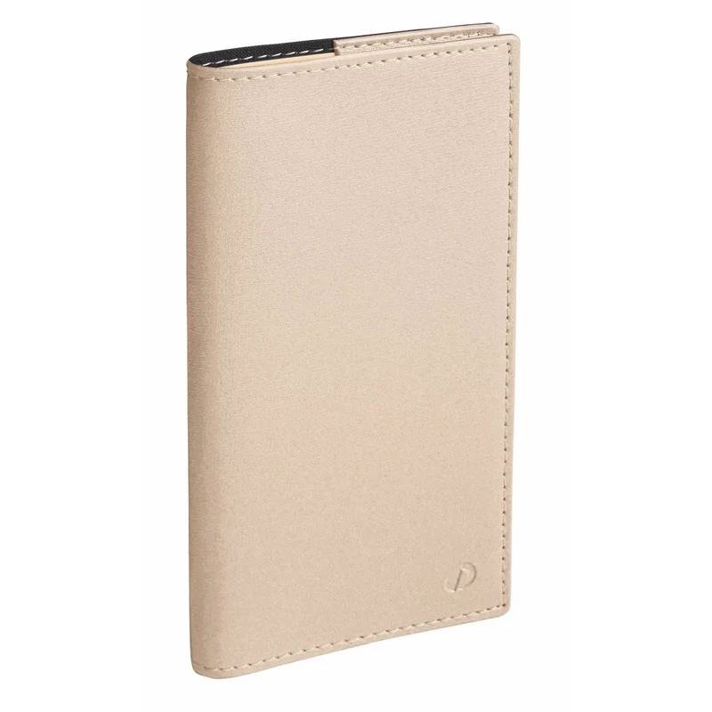 Agenda 2027 QUO VADIS Planital S Prestige - 8,8 x 17 cm - 1 semaine sur 2 pages - Orientation verticale - Soho beige