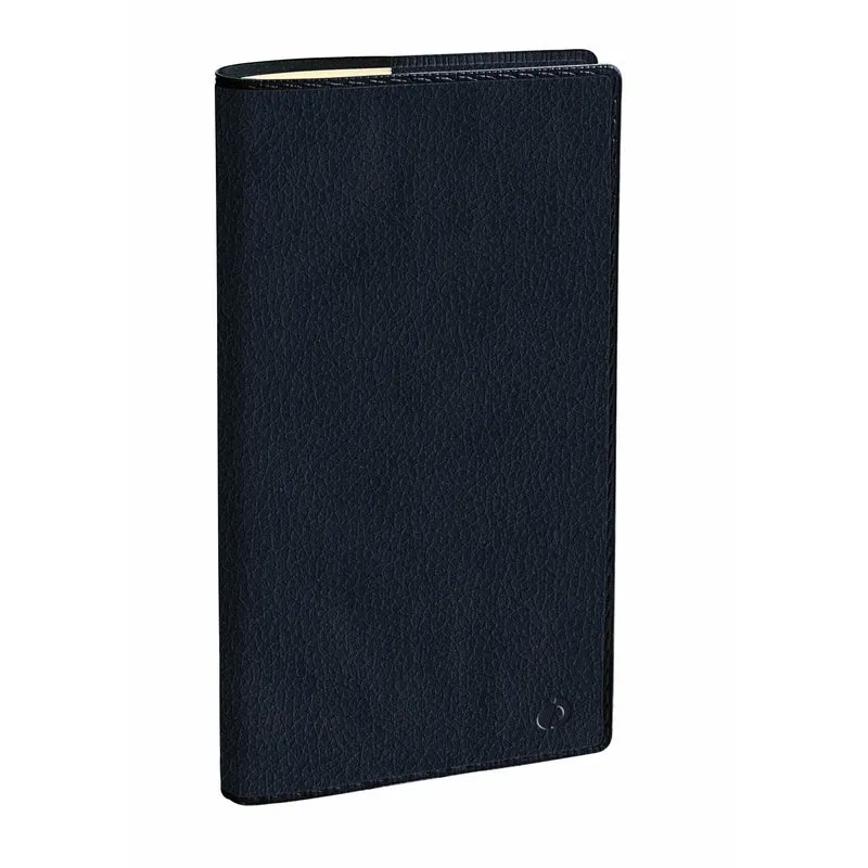 Agenda 2027 QUO VADIS Italnote S Prestige - 8,8 x 17 cm - 1 semaine + notes - Orientation horizontale - Marlow bleu nuit