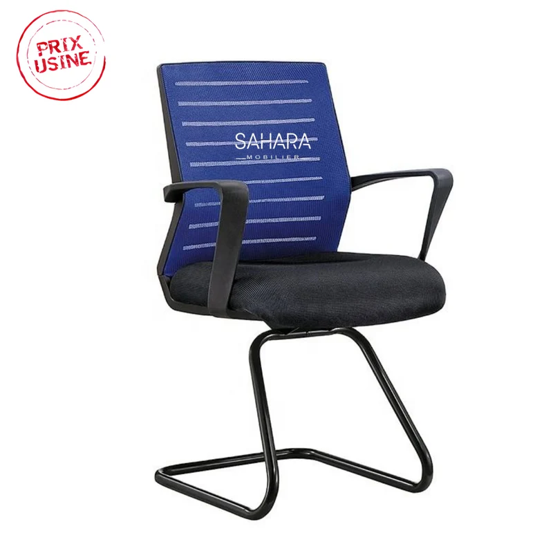 Fauteuil Visiteur ES 356 luge noir Réf B3859