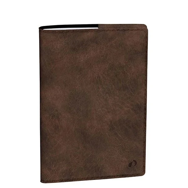 Agenda 2027 QUO VADIS Président - 21 x 27 cm - 1 semaine sur 2 pages - Orientation verticale - Bergame chocolat