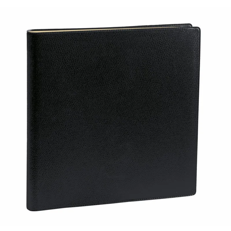Agenda 2027 QUO VADIS Note 16 S Prestige - 16 x 16 cm - 1 semaine + notes - Orientation horizontale - Impala noir