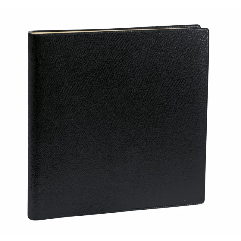 Agenda 2027 QUO VADIS Exécutif S Prestige - 16 x 16 cm - 1 semaine sur 2 pages - Orientation verticale - Impala noir
