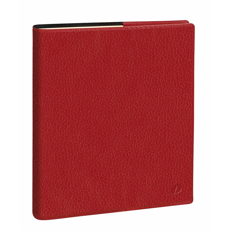 Agenda 2027 QUO VADIS Exécutif Prestige - 16 x 16 cm - 1 semaine sur 2 pages - Orientation verticale - Marlow bordeaux