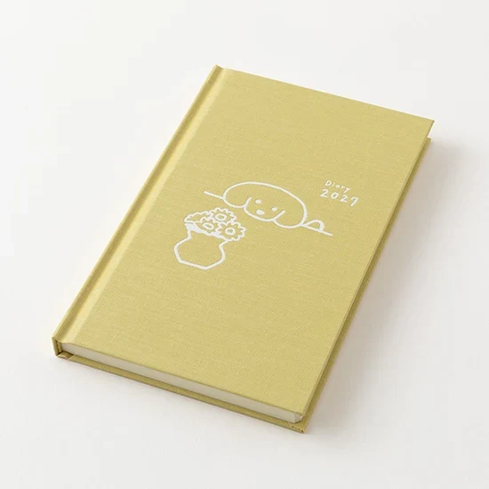 Agenda Book Style Diary 2027 B6 – Monthly & Weekly - 2 modèles Dog - Natsumi Teraoka x Midori