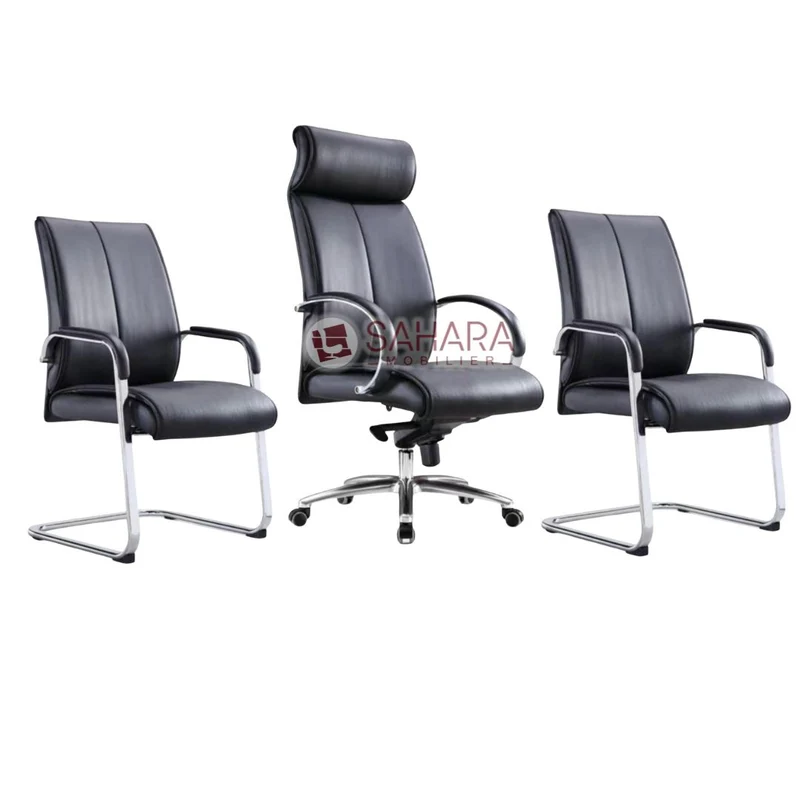 Pack fauteuil simili cuir Marganit Réf C0563