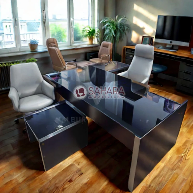 Bureau de direction Glassy Réf C0609