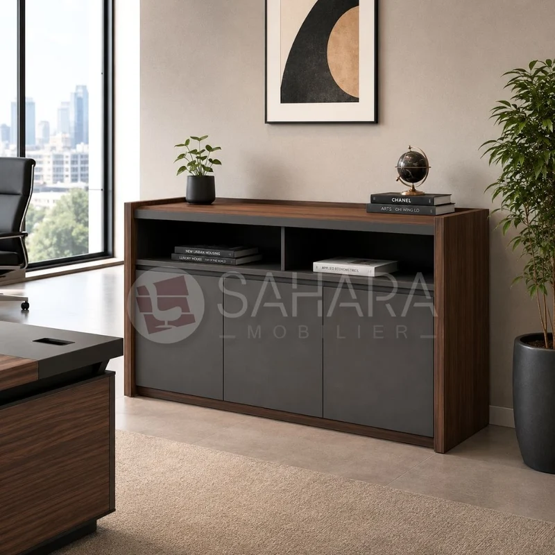 Armoire basse avec portes battante Réf C0598