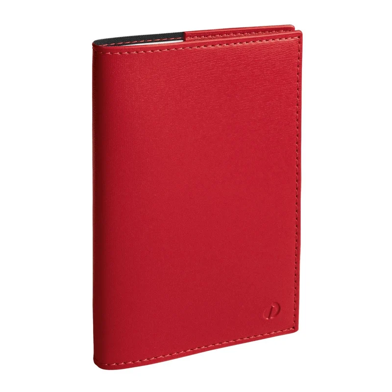 Agenda 2027 QUO VADIS Affaires Prestige - 10 x 15 cm - 1 semaine sur 2 pages - Orientation verticale - Soho rouge