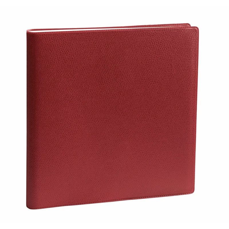 Agenda 2027 QUO VADIS Exécutif - 16 x 16 cm - 1 semaine sur 2 pages - Orientation verticale - Impala rouge