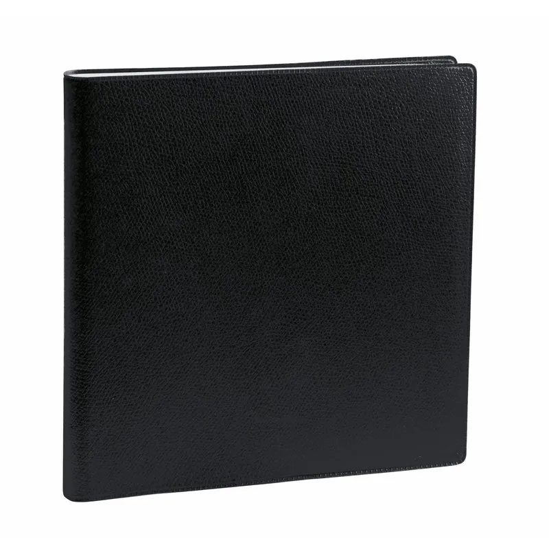 Agenda 2027 QUO VADIS Exécutif - 16 x 16 cm - 1 semaine sur 2 pages - Orientation verticale - Impala noir