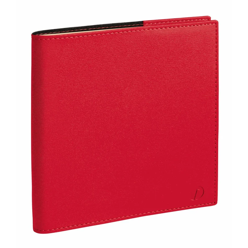Agenda 2027 QUO VADIS Exécutif S Prestige - 16 x 16 cm - 1 semaine sur 2 pages - Orientation verticale - Soho rouge