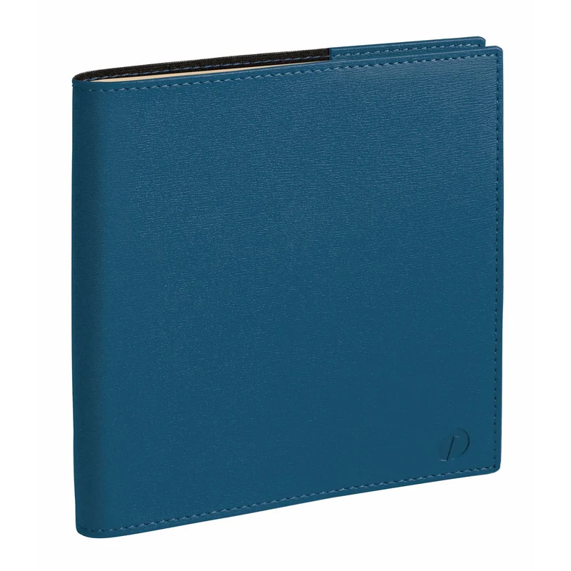 Agenda 2027 QUO VADIS Exécutif S Prestige - 16 x 16 cm - 1 semaine sur 2 pages - Orientation verticale - Soho bleu acier