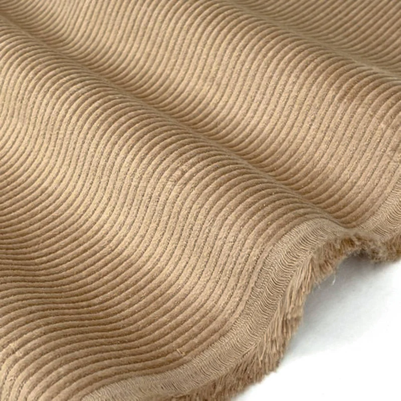 Corduroy | Coton biologique | 8 côtes | Dune | 176 cm | Fin de rouleau