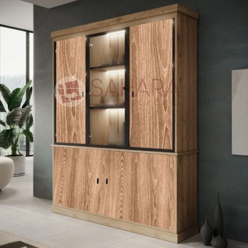 Armoire bibliothéque Solstice Réf B4462