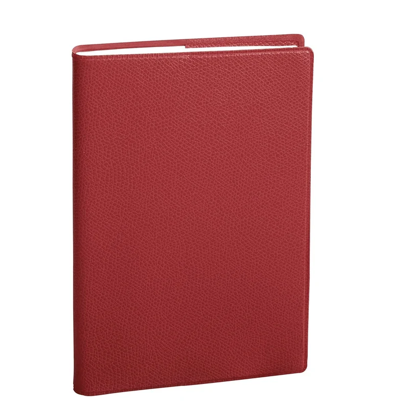 Agenda 2027 QUO VADIS Plain - 10 x 15 cm - Mensuel - Orientation verticale - Impala rouge