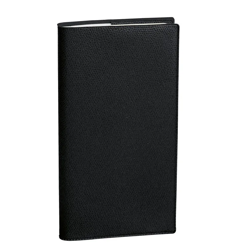Agenda 2027 QUO VADIS Silma - 8,8 x 17 cm - 1 semaine par page - Orientation horizontale - Impala noir