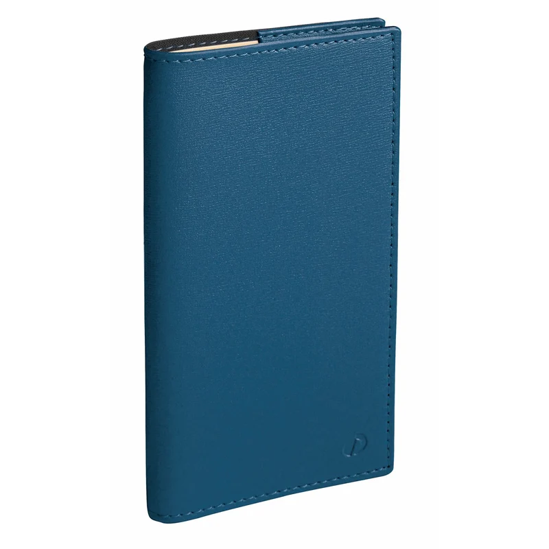 Agenda 2027 QUO VADIS Italnote S Prestige - 8,8 x 17 cm - 1 semaine + notes - Orientation horizontale - Soho bleu acier