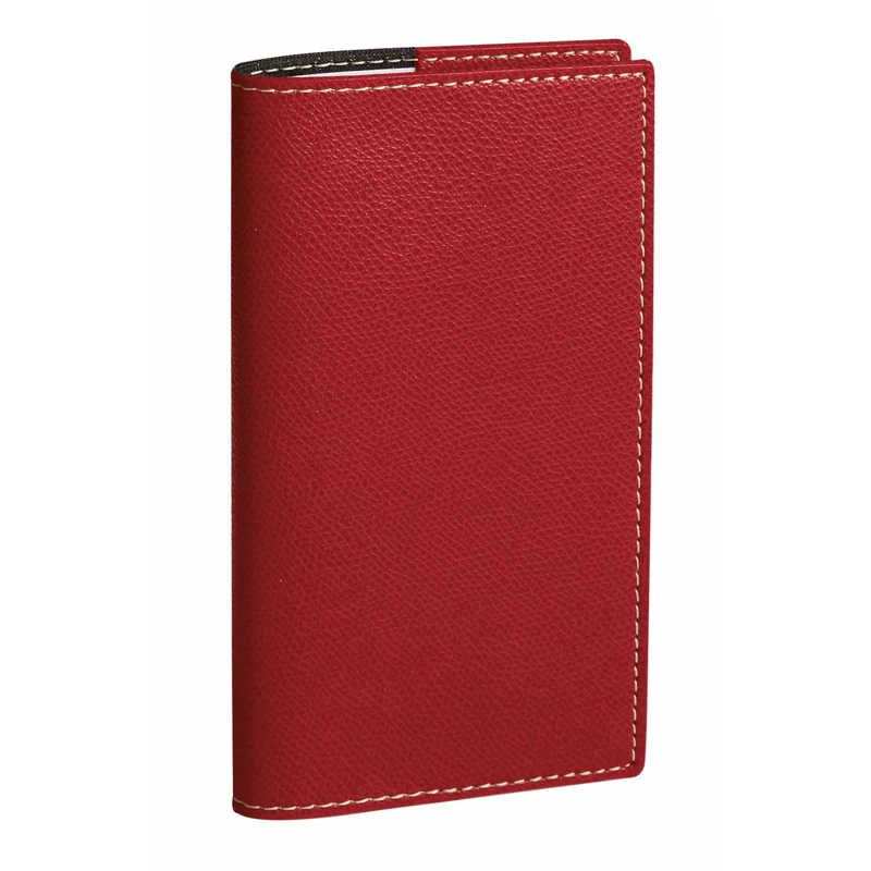 Agenda 2027 QUO VADIS Italnote B - 8,8 x 17 cm - 1 semaine + notes - Orientation horizontale - Club rouge