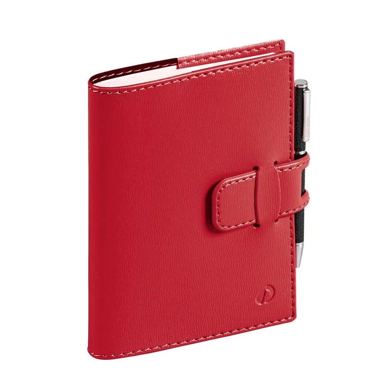 Agenda 2027 QUO VADIS Randonnée Prestige - 9 x 12,5 cm - 1 semaine sur 2 pages - Orientation verticale - Soho rouge